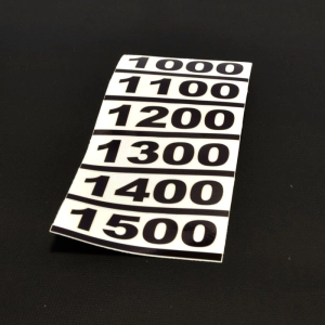 NAKLEJKI OPRYSKIWACZA - SKALA 1500