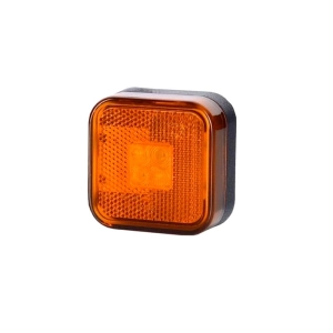 LAMPA OBRYSOWA LED Z ODBLASKIEM POMARAŃCZOWA LD097