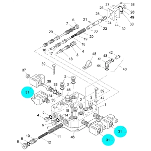ELEKTROZAWÓR CEWKA  MCCORMICK LANDINI 349295A1 600033A1