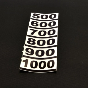 NAKLEJKI OPRYSKIWACZA - SKALA 1000