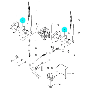 NAKLEJKA NA SZYBĘ POD WYCIERACZKĘ 3659457M2
