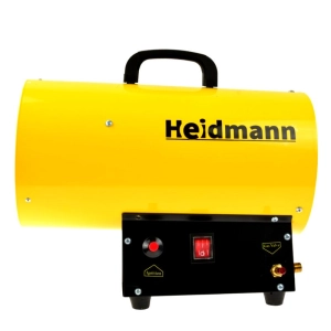 NAGRZEWNICA GAZOWA 15KW  WĄŻ Z REDUKTOREM HEIDMANN H00751