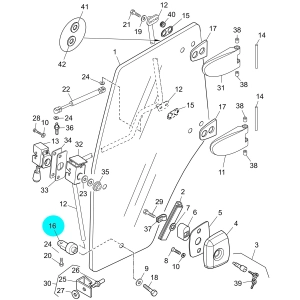 UCHWYT AMORTYZATORA SZYBY 6500253M1