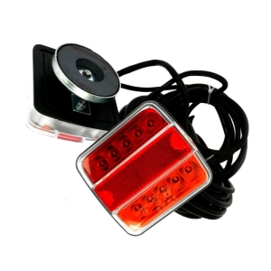 ZESTAW LAMP TYLNYCH LED 7,5M Z MAGNESEM KLOSZ KOLOROWY AO10-2A