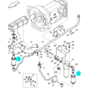 FILTR HYDRAULICZNY MCCORMICK, LANDINI 6632648A2