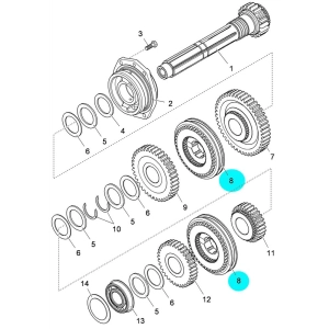 SYNCHRONIZATOR SKRZYNI BIEGÓW 304844A1, 239764A1