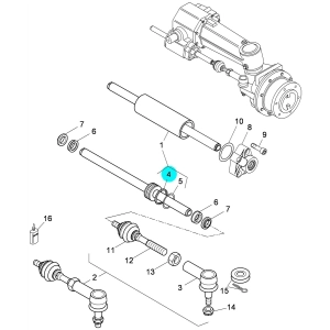 ZESTAW USZCZELNIEŃ SIŁOWNIKA WSPOMAGANIA MCCRMICK 3653919M1