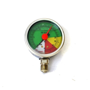 MANOMETR Ø63MM 0-20-40-60 BARÓW 1/4"