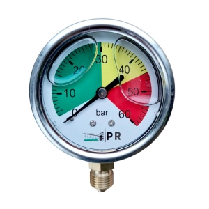 MANOMETR GLICERYNOWY Ø 63 0-60 BAR GWINT 14″