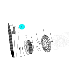 PASEK ALTERNATORA WENTYLATORA MCCORMICK, LANDINI 6665169A1