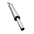 TŁUMIK C-360 WYGIĘTY INOX 1140  051032